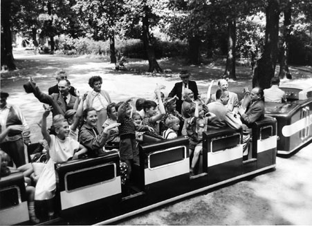 Kindereisenbahn Juli 1955 Foto Perlia